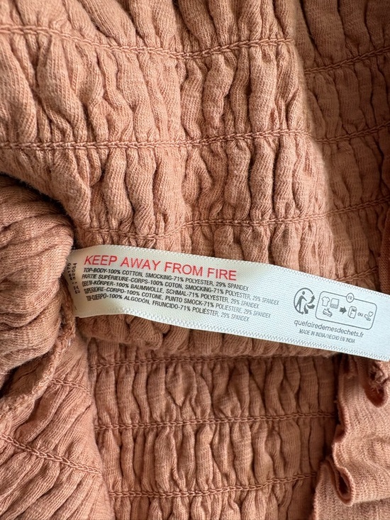 Free People Lora Skirt & Top Set Suntan Bronze Large NWT - Picture 8 of 8